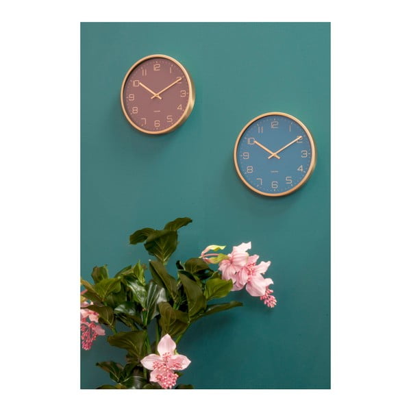 Modré nástěnné hodiny Karlsson Elegance-image-4