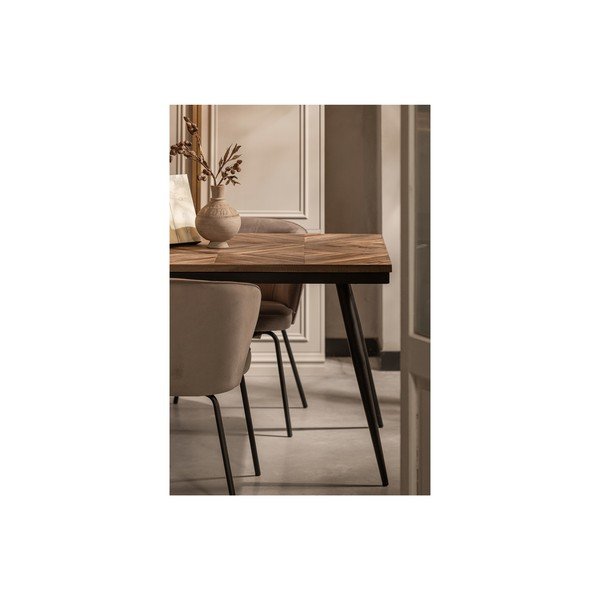 Béžová čalouněná jídelní křesla v sadě 2 ks Admit – WOOOD-image-2