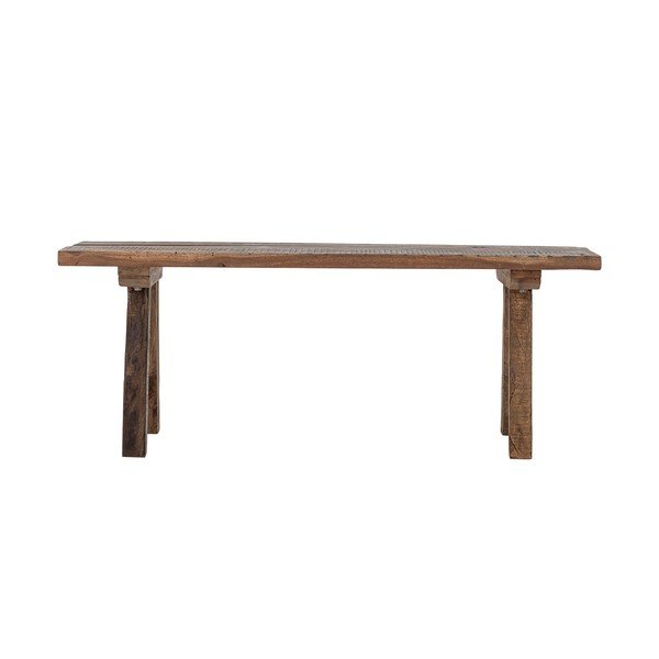 Dřevěná zahradní lavice v přírodní barvě Brosse – Bloomingville