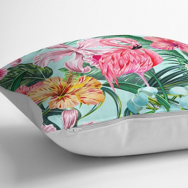 Povlak na polštář Minimalist Cushion Covers Yalnız Flamingo, 45 x 45 cm-image-1