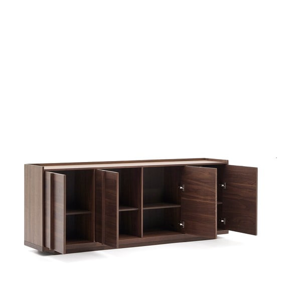 Hnědá komoda v dekoru ořechu 200x80x45 cm Onix – Kave Home-image-4