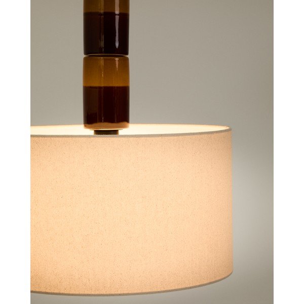 Závěsné svítidlo s textilním stínidlem Mavran – Kave Home-image-1