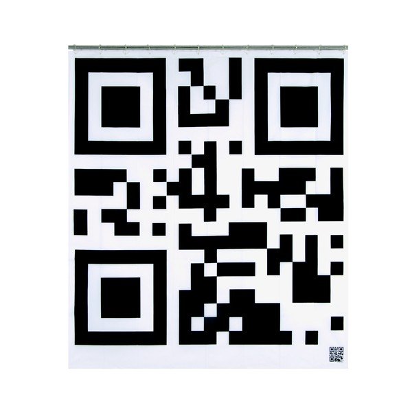 Sprchový závěs Flash Code, 200x180 cm