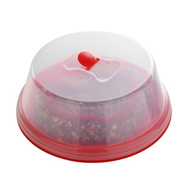 Červená plastová krabice na dort Premier Housewares