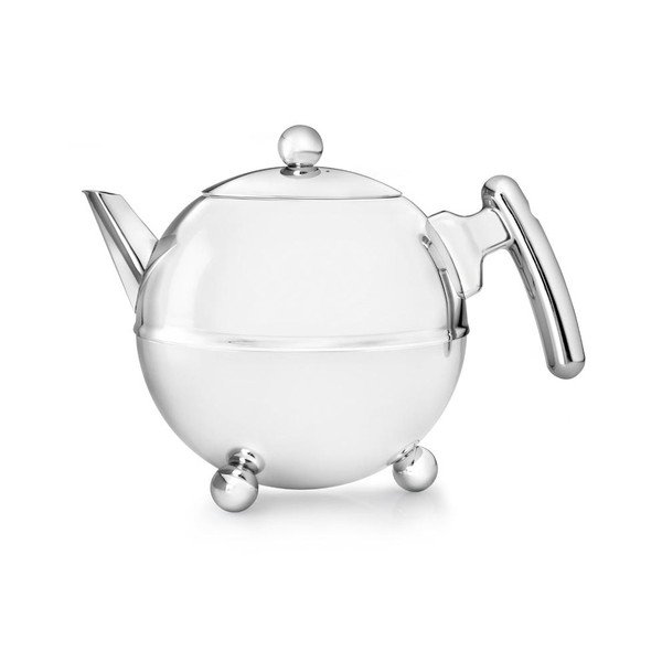 Konvice na čaj z nerezové oceli ve stříbrné barvě 1,2 l Bella Ronde – Bredemeijer