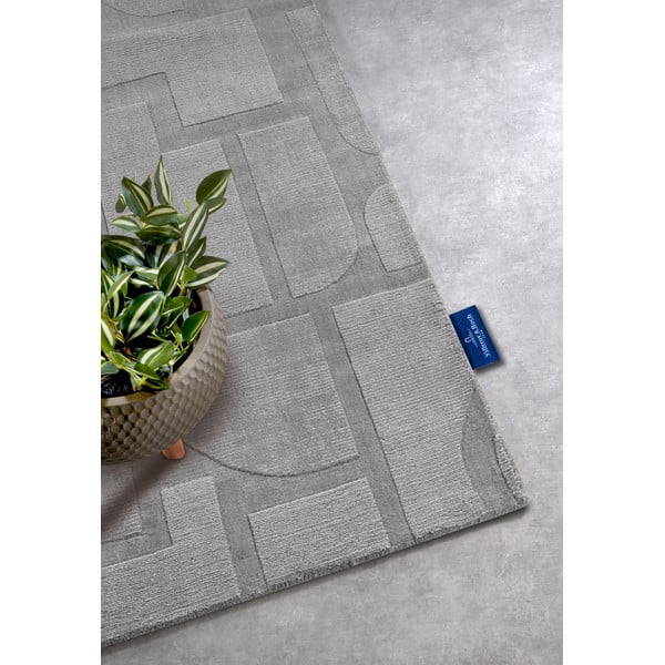 Šedý ručně tkaný vlněný běhoun 80x250 cm Alexis – Villeroy&Boch-image-2