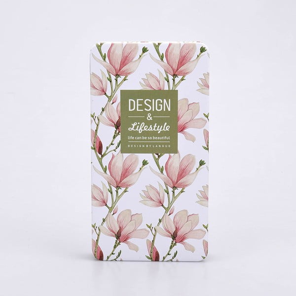 Plechový zápisník Garden, růžový