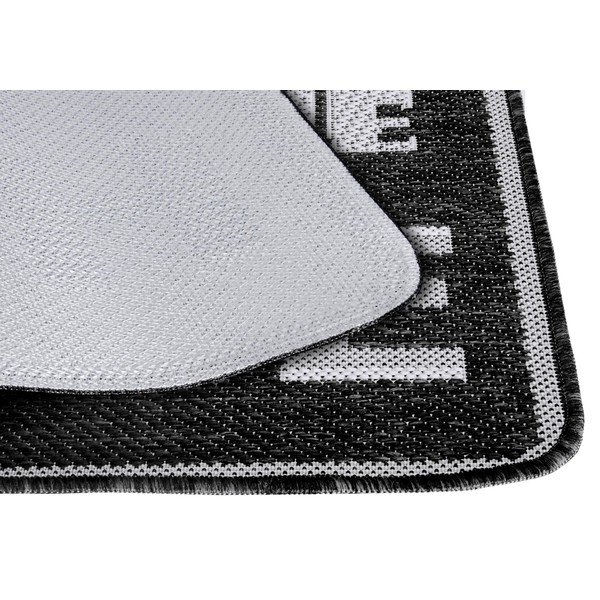 Antracitově šedá rohožka Hanse Home Weave Smiley Welcome, 50 x 80 cm-image-2