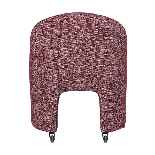 Vínová čalouněná kancelářská židle Cordo – WOOOD-image-4