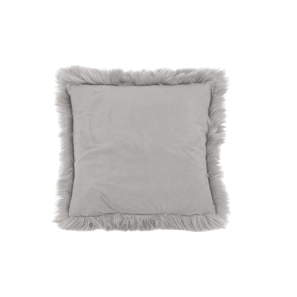 Šedý polštář Tiseco Home Studio Sheepskin, 45 x 45 cm-image-2