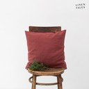 Lněný povlak na polštář 45x45 cm Marsala – Linen Tales