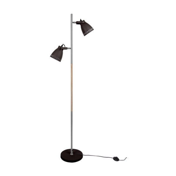 Černá volně stojící lampa Leitmotiv Mingle