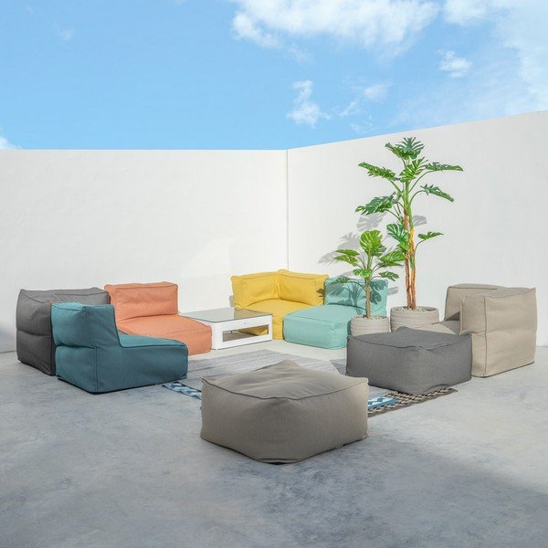 Modrá zahradní podnožka Gissele – LDK Garden-image-1