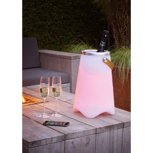 LED solární venkovní svítidlo s reproduktorem (výška 38 cm) Jamaica – Trio-image-1