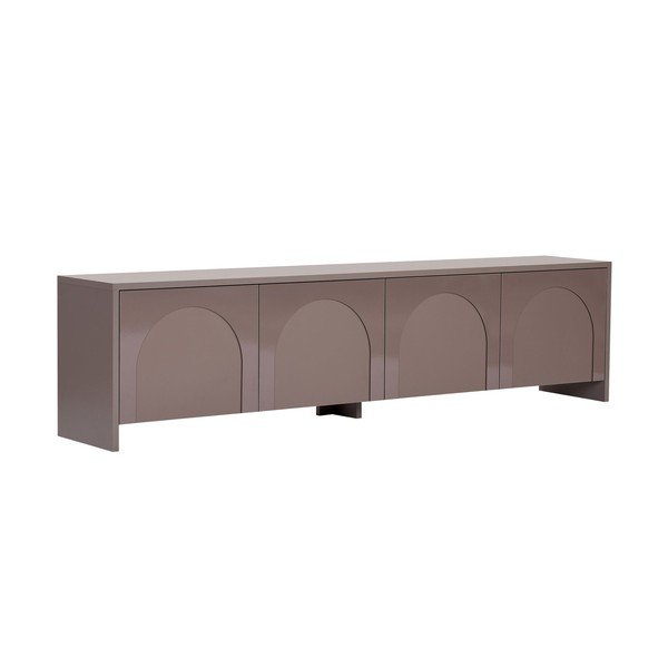 Taupe TV stolek 180x45x32 cm Aurelia – Kalune Design