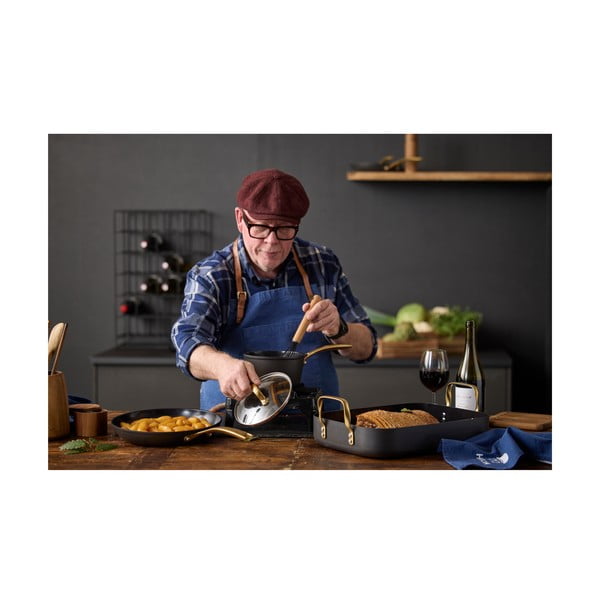 Hliníková pánev s nepřilnavým povrchem ø 28 cm – Holm-image-1