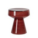 Skleněný kulatý odkládací stolek ø 37 cm Dakwa – Light & Living