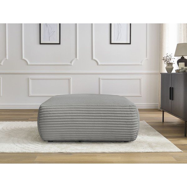 Tmavě šedá manšestrová podnožka Lucien – Bobochic Paris-image-1