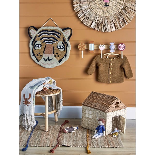 Nástěnný dětský  věšák z borovicového dřeva Rudy - Bloomingville Mini-image-1