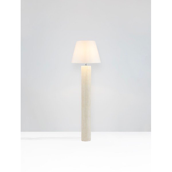 Bílá/krémová kamenná stojací lampa (výška 150 cm) Bacoo – Nova Luce-image-4