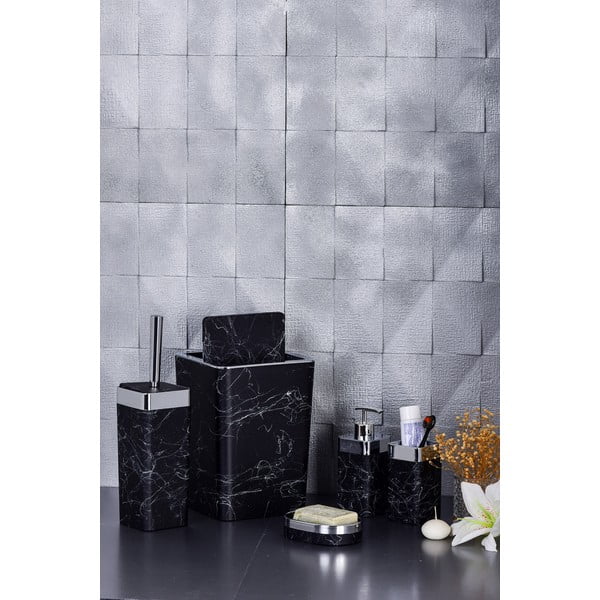 Černá sada doplňků do koupelny – Oyo Concept-image-1