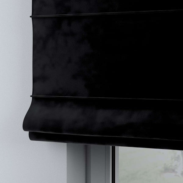 Černá římská roleta 170x160 cm Posh Velvet - Yellow Tipi-image-4