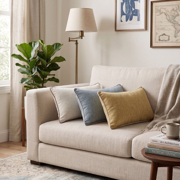 Povlaky na polštáře v sadě 2 ks 30x50 cm Linen – Mioli Decor-image-3