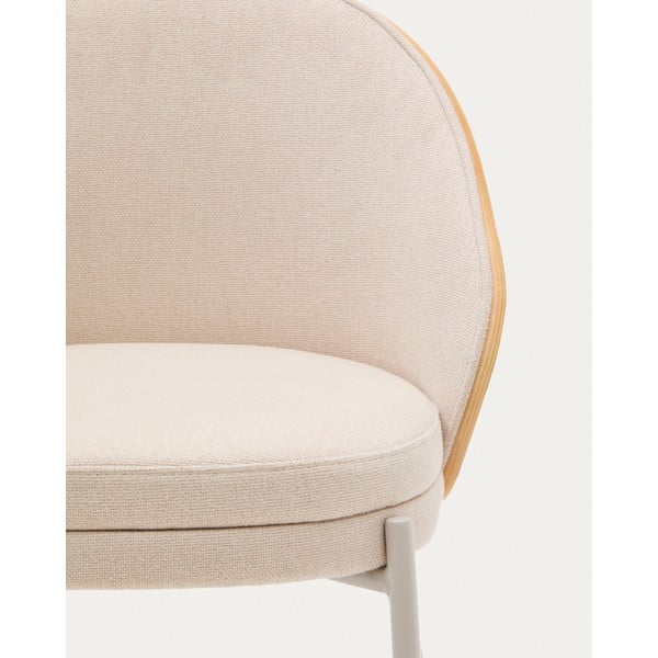 Krémová/v přírodní barvě jídelní židle Eamy – Kave Home-image-1