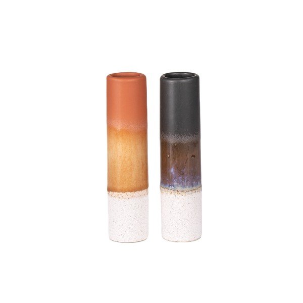 Vázy v sadě 2 ks z kameniny (výška 12,5 cm) Mojave – Sass & Belle