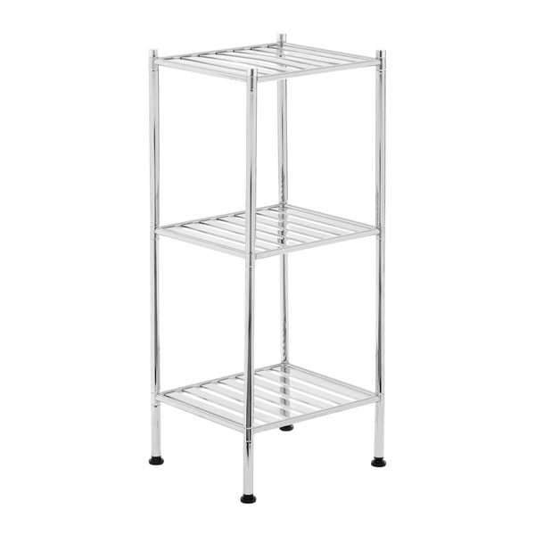 Koupelnový regál ve stříbrné barvě 34x80 cm – Premier Housewares-image-3