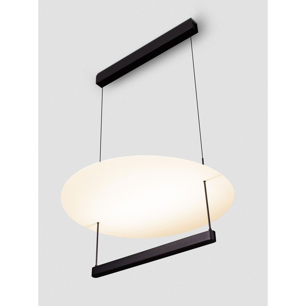 Bílé/matně černé hliníkové LED stmívatelné závěsné svítidlo ø 60 cm Diona – Nova Luce-image-2