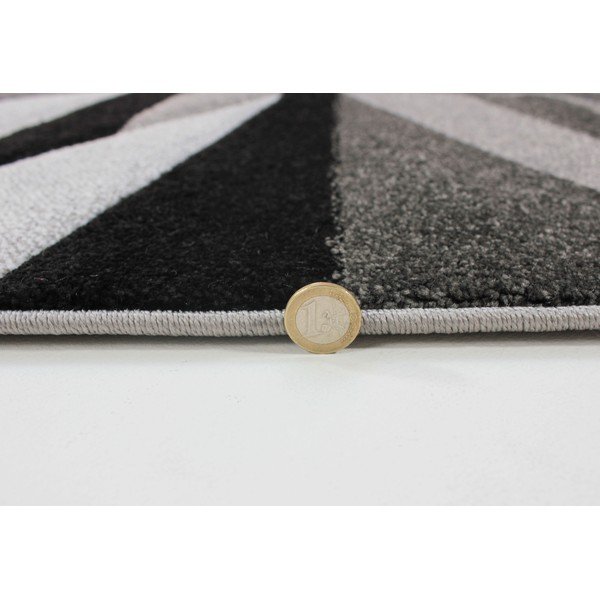 Černošedý koberec Flair Rugs Shatter Black Grey, 160 x 230 cm-image-3