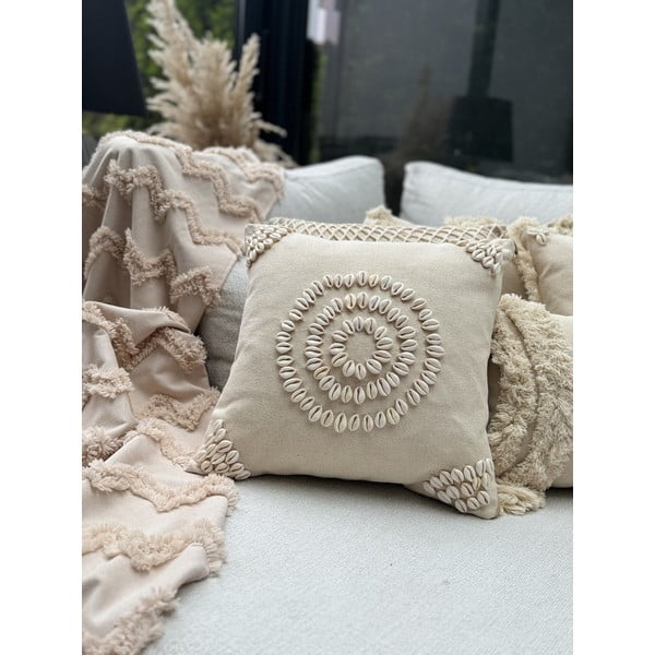 Bavlněný povlak na polštář 43x43 cm Seashells – Mioli Decor-image-2