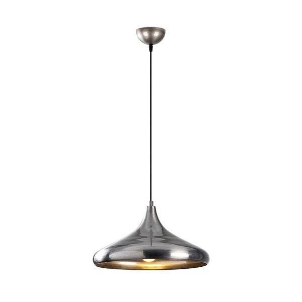 Závěsné svítidlo ve stříbrné barvě s kovovým stínidlem ø 35 cm Nile – Opviq lights-image-2