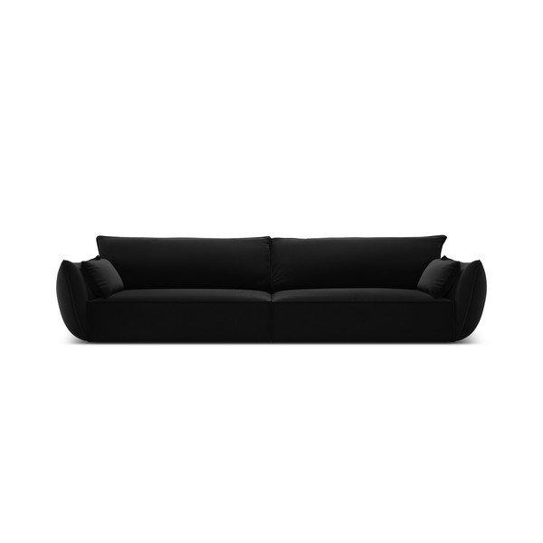 Černá sametová pohovka 248 cm Vanda – Mazzini Sofas