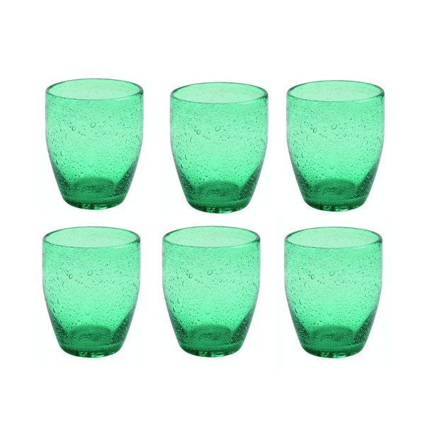 Sada skleniček Acapulco Verde Smeraldo, 6 ks
