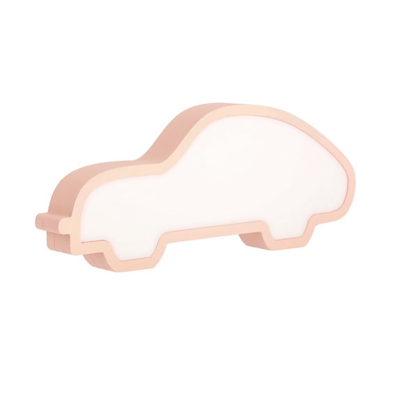 Růžová dětská lampička Car – Candellux Lighting-image-3