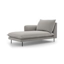 Světle šedá lenoška Cosmopolitan Design Vienna, levý roh