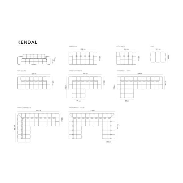 Béžová podnožka Kendal – Micadoni -image-4