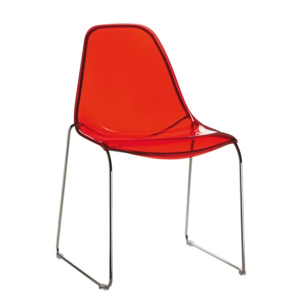 Červená židle Pedrali DayDream 401