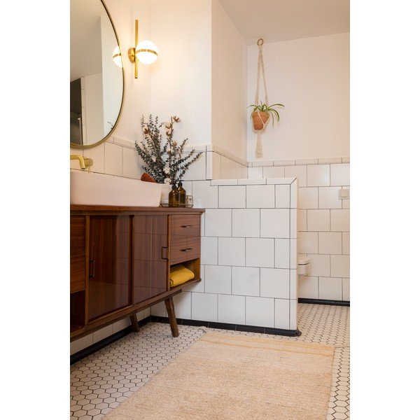 Okrově žlutý bavlněný koberec 80x140 cm Twin Amber – Lorena Canals-image-4