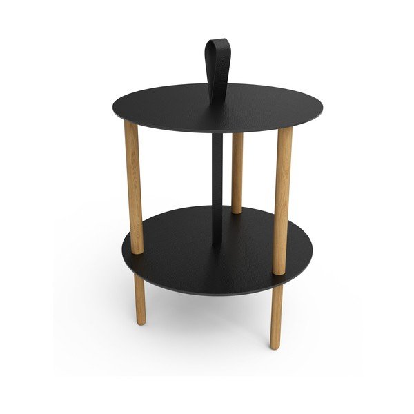 Kulatý odkládací stolek ø 38 cm Strap S Bull – LIND DNA