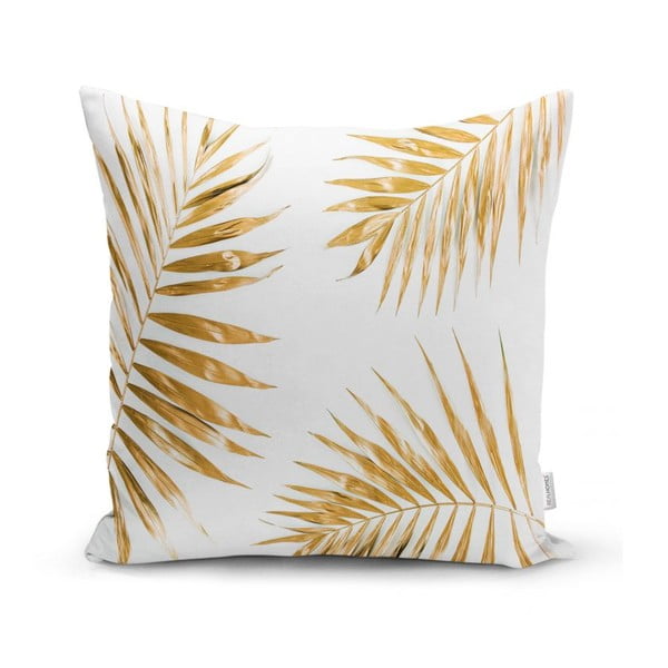 Povlak na polštář Minimalist Cushion Covers Gold Leaves, 42 x 42 cm