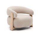 Béžové žinylkové křeslo Granite – Kave Home