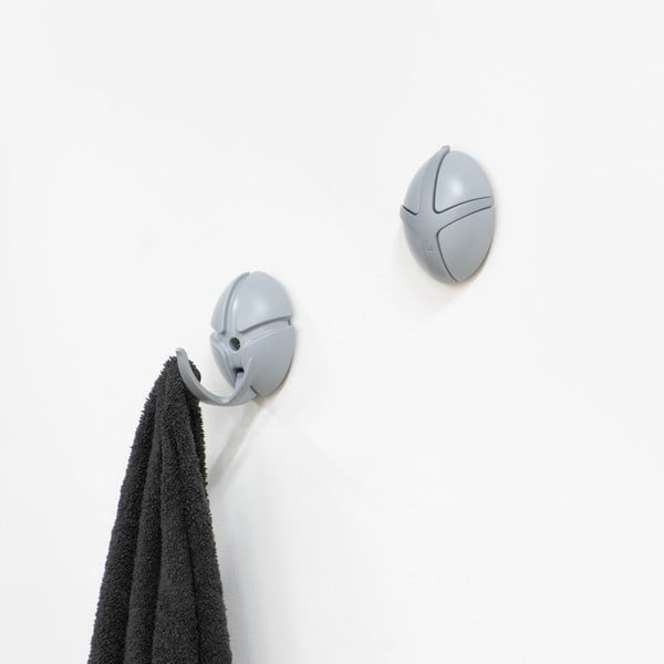 Šedý nástěnný háček Tick – Spinder Design-image-3