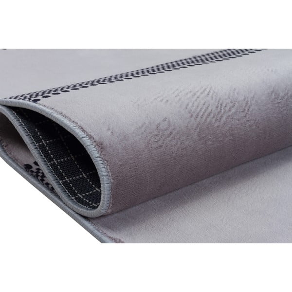 Šedý pratelný koberec 120x80 cm - Vitaus-image-3