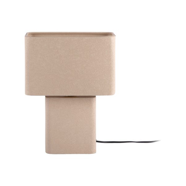 Béžová kovová stolní lampa (výška 33 cm) Boaz Recto – Leitmotiv-image-3