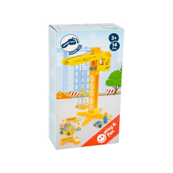 Dětský dřevěný stavební jeřáb Legler Construction-image-4