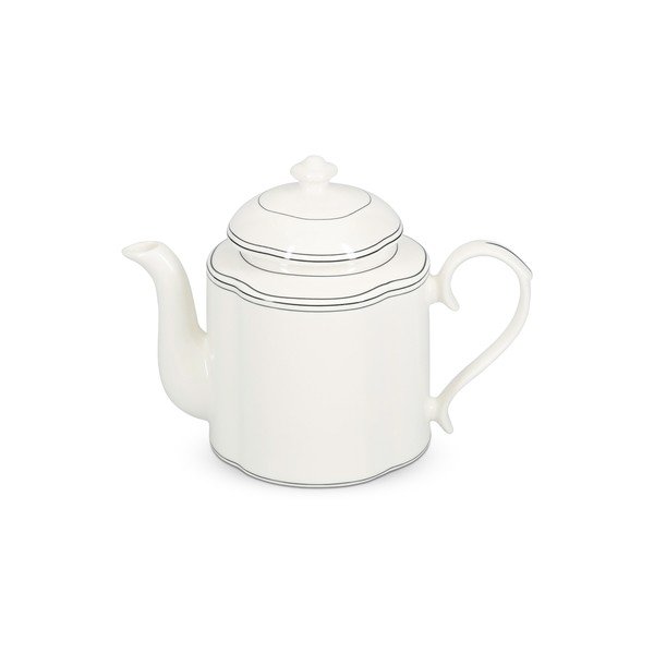 Bílá konvice na čaj z kostního porcelánu 1,3 l Odette – S|P Collection-image-4