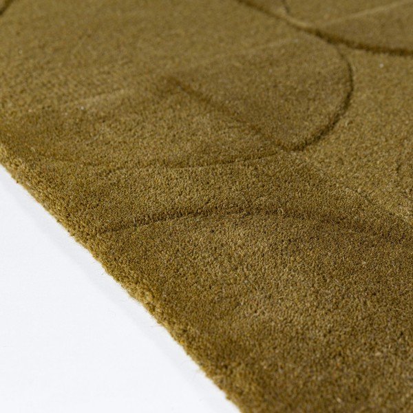 Tmavě zelený ručně tkaný vlněný běhoun 60x230 cm Gigi – Flair Rugs-image-3